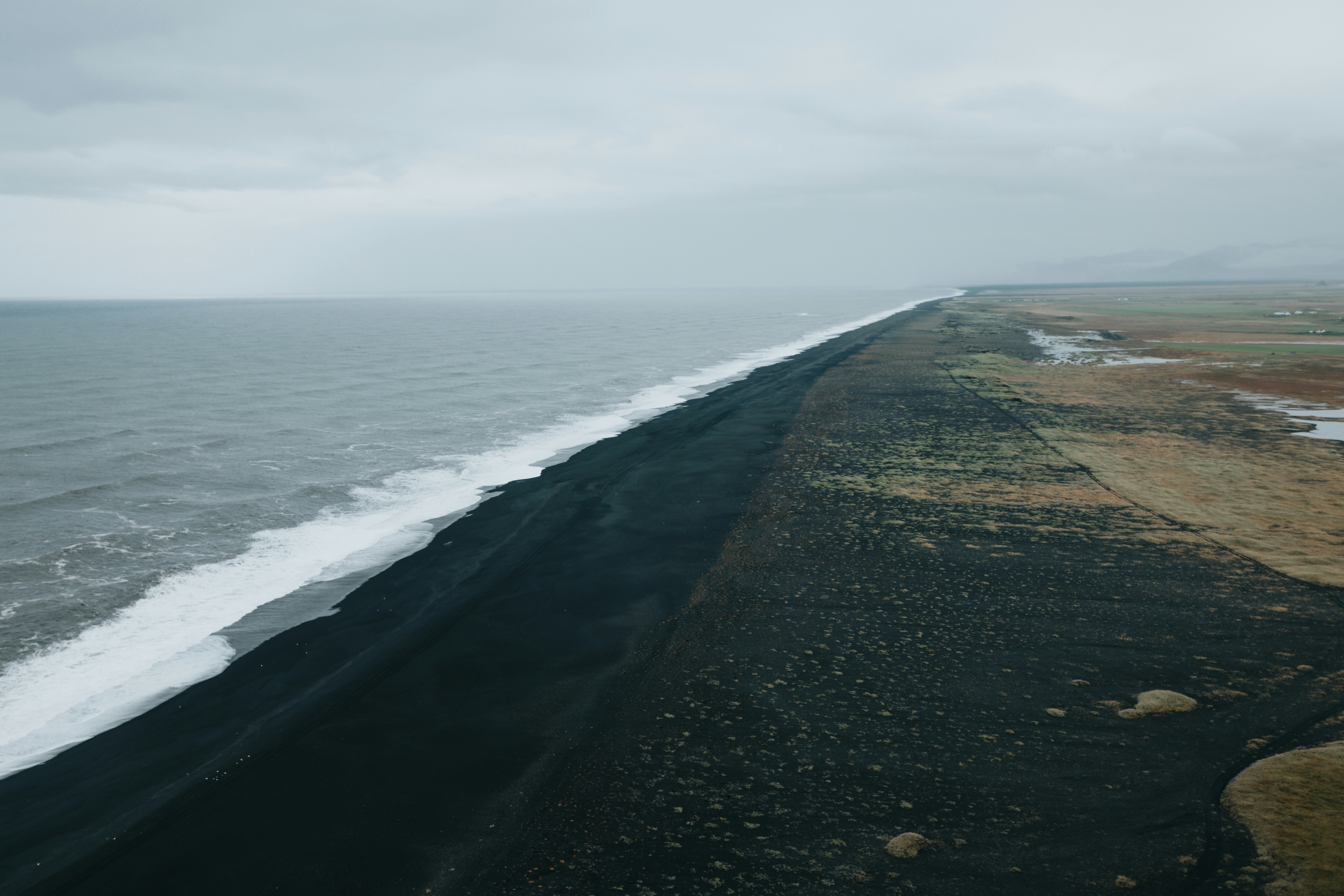 Black sand beach in Iceland